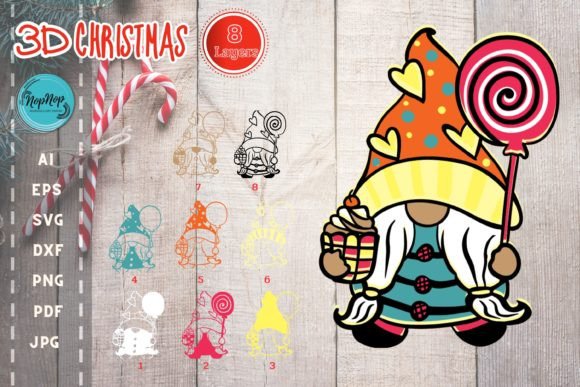 3D Christmas Gnome: A Designer’s Review of This 3D SVG Asset
