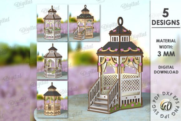 3D Gazebo Lanterns Bundle Laser Cut: A Brand Designer’s Review for Modern Marketing