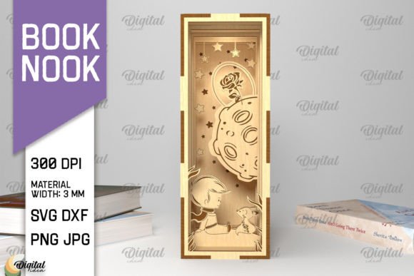 3D Layared Magic Book Nook Laser Cut Review for Shadow Boxes