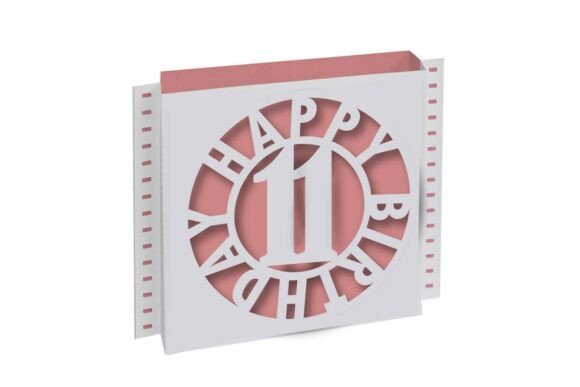 Birthday Shadow Box 3D Card Age 11 Review