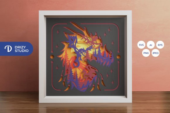 Dragon Silhouette 3D Shadow Box: A Brand Designer’s Review
