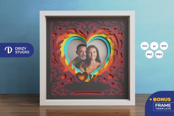 Heart Shaped Couple Photo Frame 3D: A Publisher’s Review of Modern Shadow Boxes
