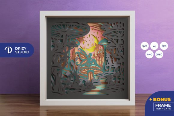 Mystical Forest 3D Shadow Box: A Designer’s Review for 3D SVG Projects