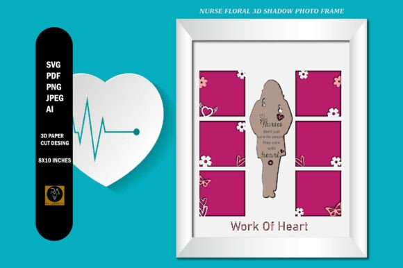 Nurse Floral 3D Shadow Box Photo Frame: A Designer’s Review